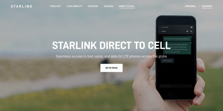 SpaceX Starlink Direct to Cell Service
